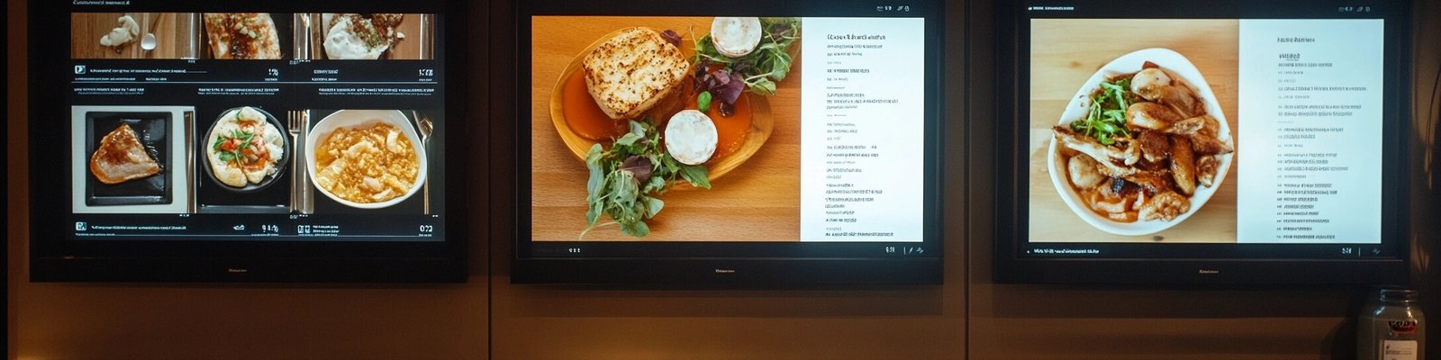 digital menu screen in west palm beach